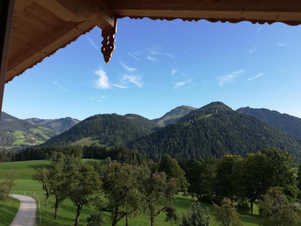 Ferienwohnung Obersteintal Söll Exteriör bild